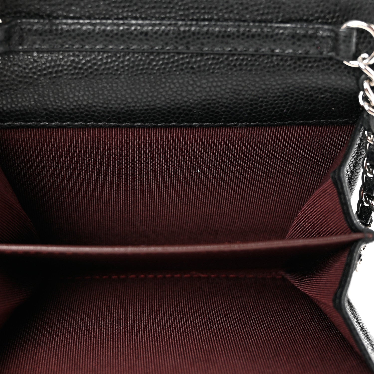 Chanel Caviar Quilted Flap Card Holder On Chain Black 5 of 8