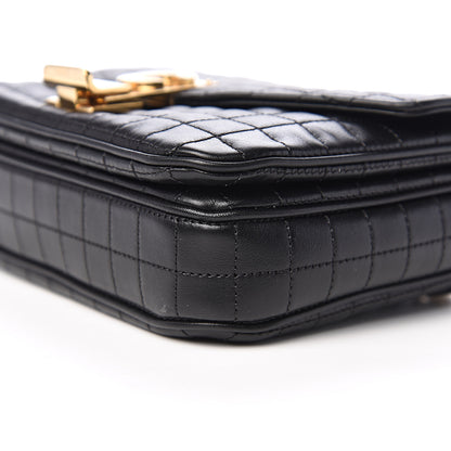 Celine Calfskin Quilted Medium C Bag Black 7 of 8