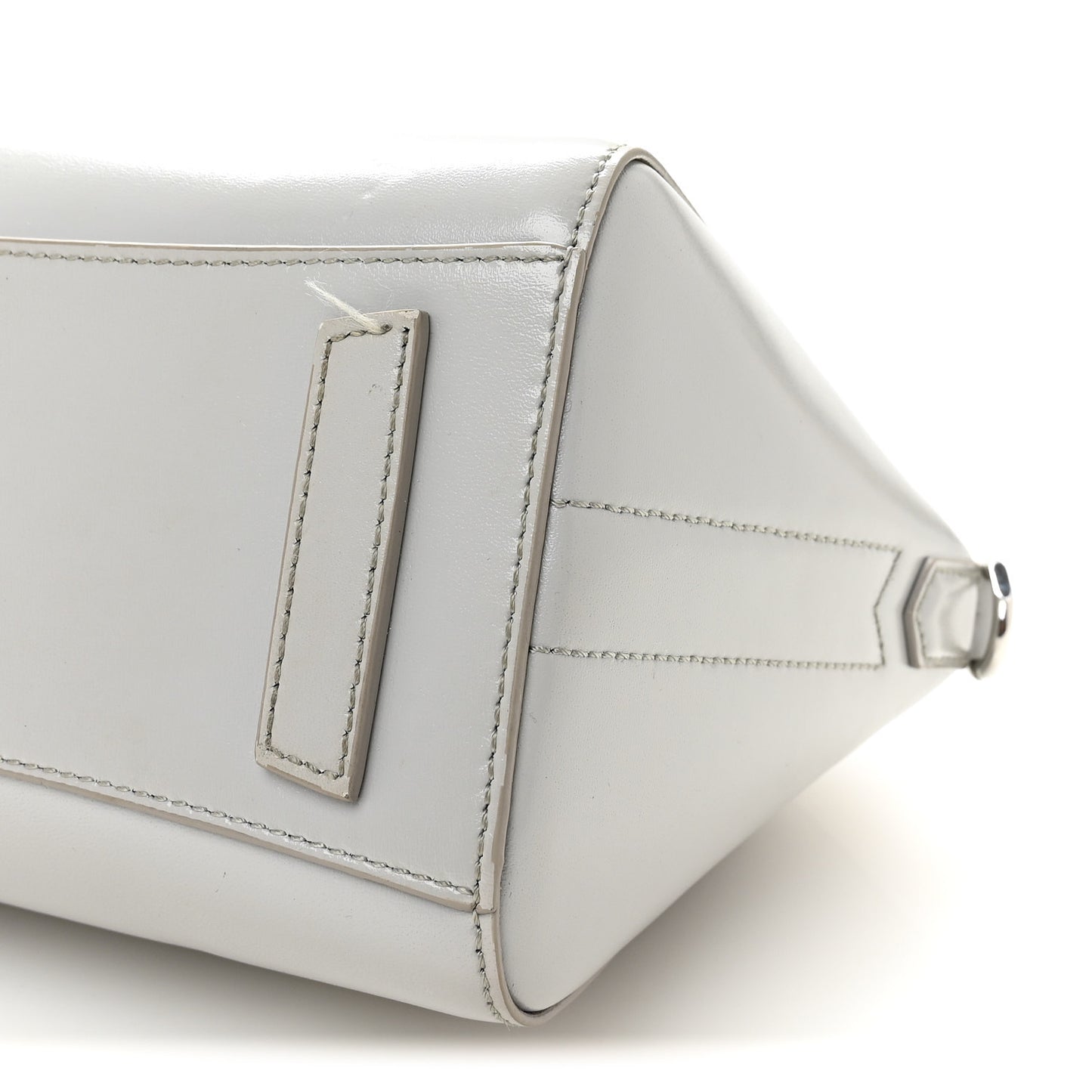 Box Calfskin Mini Lock Antigona Shoulder Bag Medium Grey