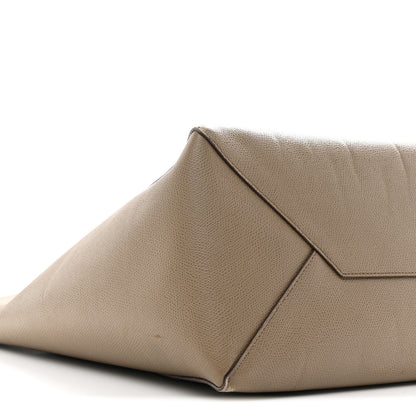 Celine Grained Calfskin Medium Horizontal Cabas Phantom Taupe 8 of 10