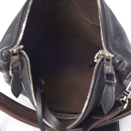 Louis Vuitton Mahina Selene MM Black 6 of 13