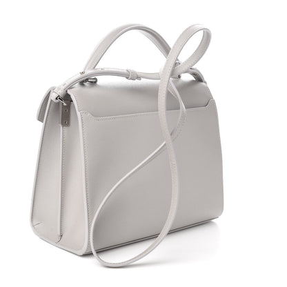 Saint Laurent Grain de Poudre Medium Classic Monogram Cassandra Top Handle Granite 2 of 8