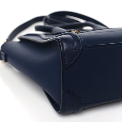 Celine Smooth Calfskin Nano Luggage Navy Blue 8 of 13
