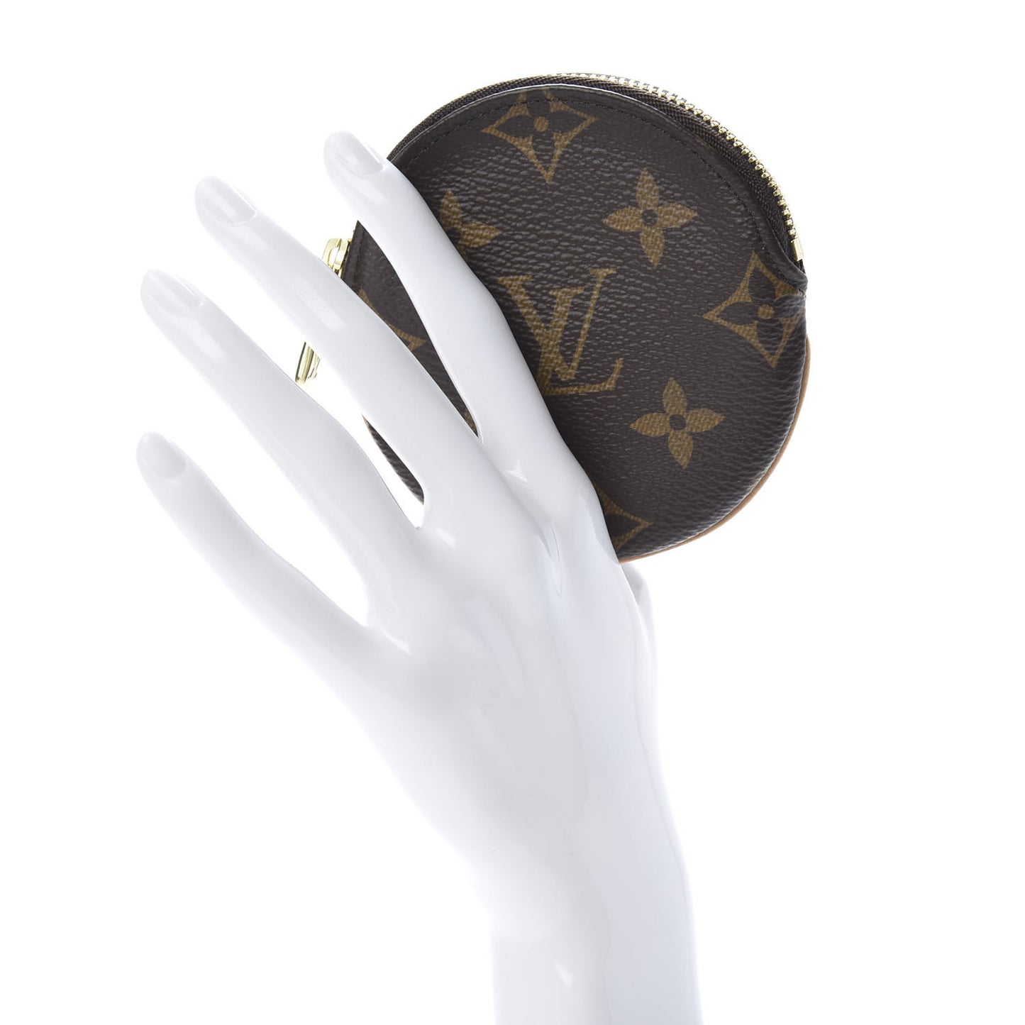 Monogram Round Coin Purse