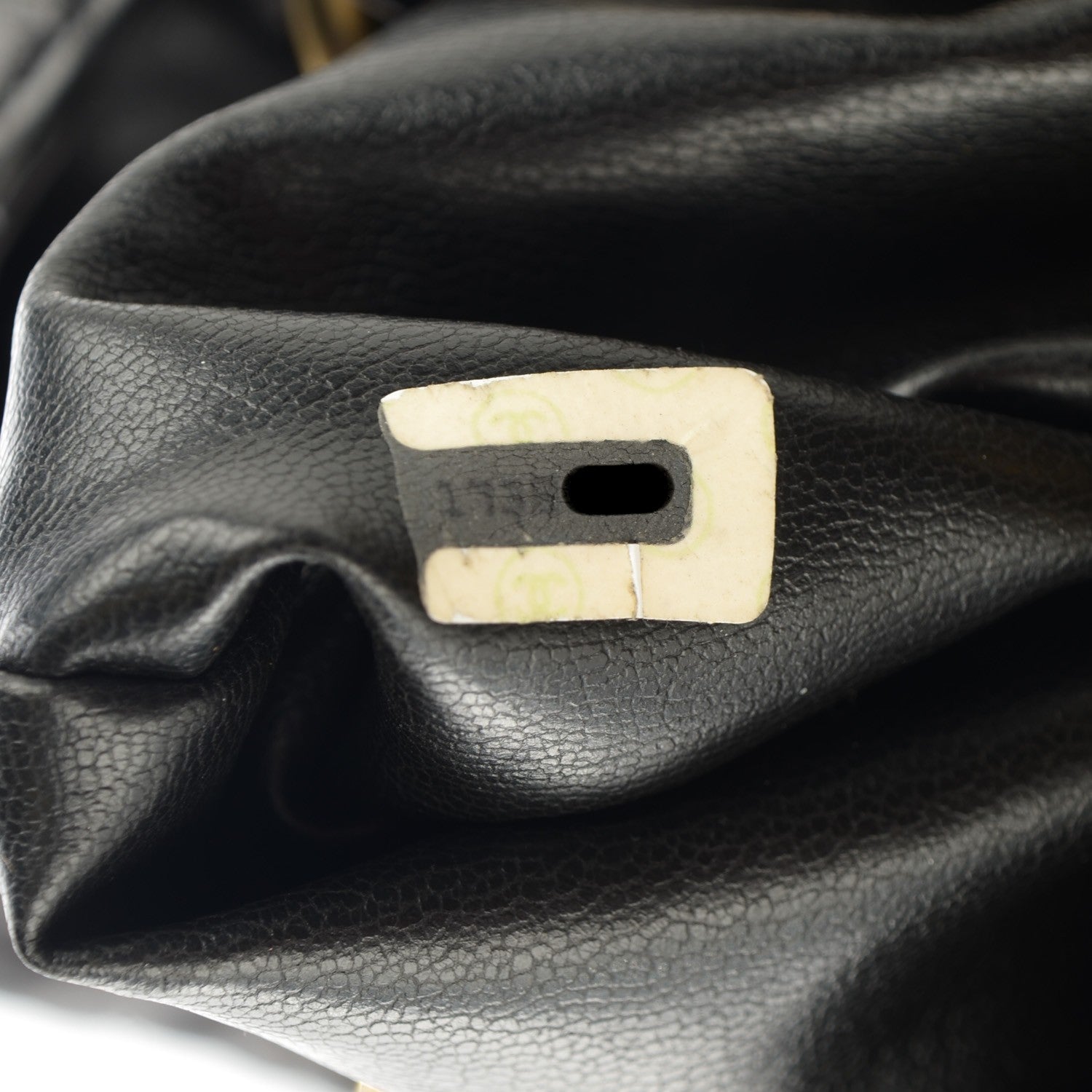 Chanel Lambskin Quilted Drawstring Bucket Bag Black 7 of 8