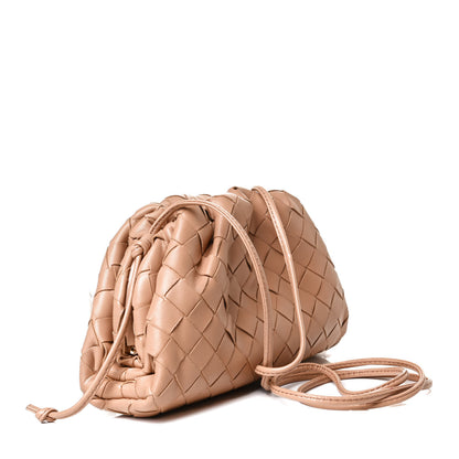 Bottega Veneta Nappa Intrecciato The Mini Pouch Sandalwood 3 of 9