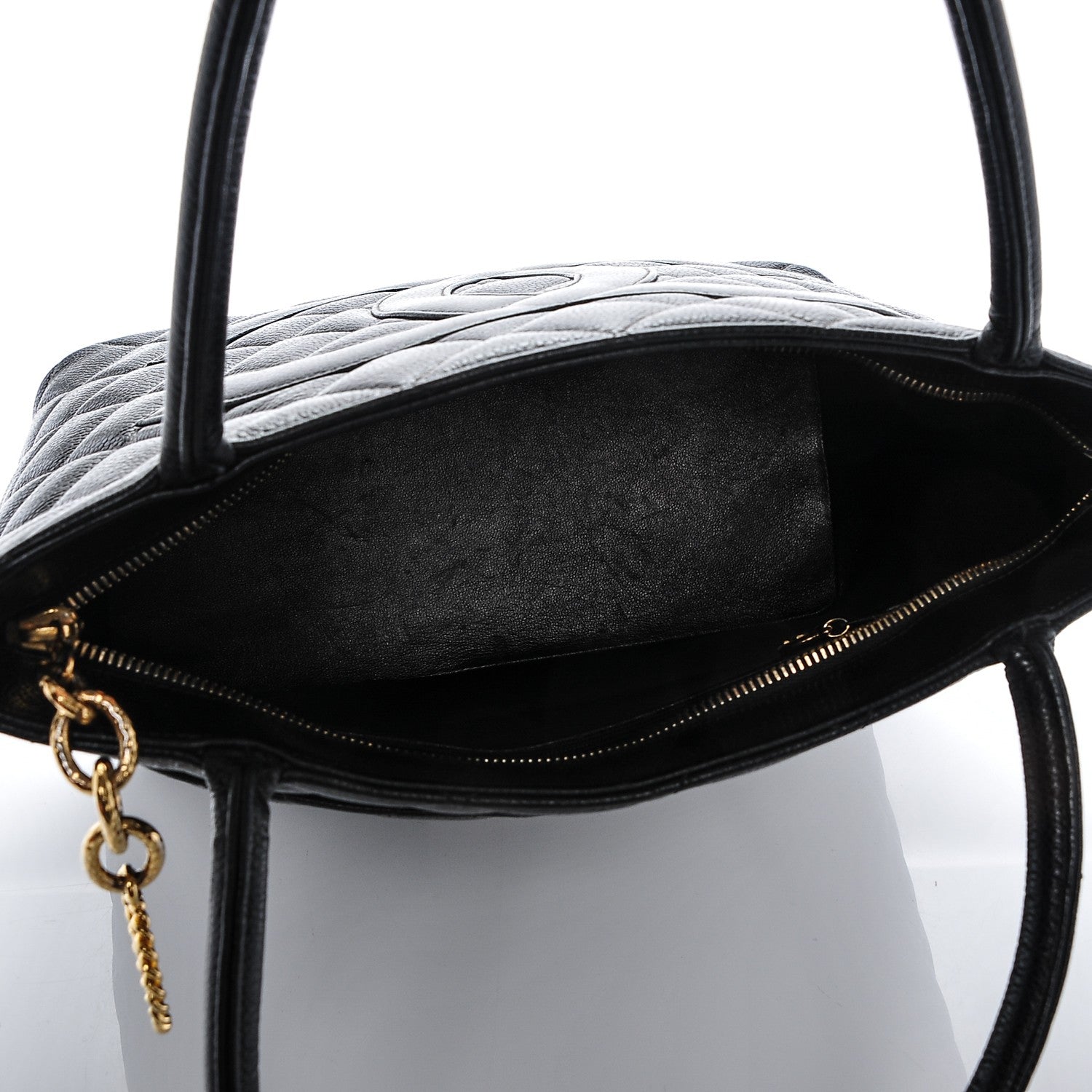 Chanel Caviar Quilted Medallion Tote Black 5 of 9