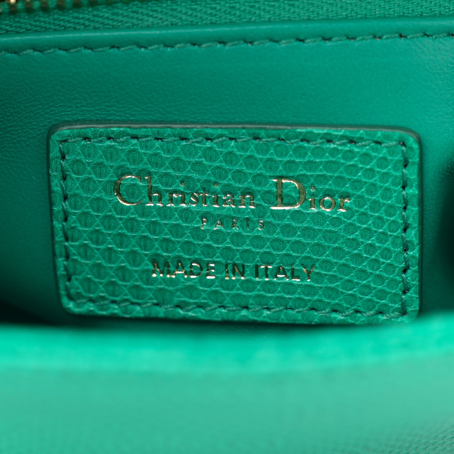 Christian Dior Lizard Mini Lady Dior Green 6 of 10
