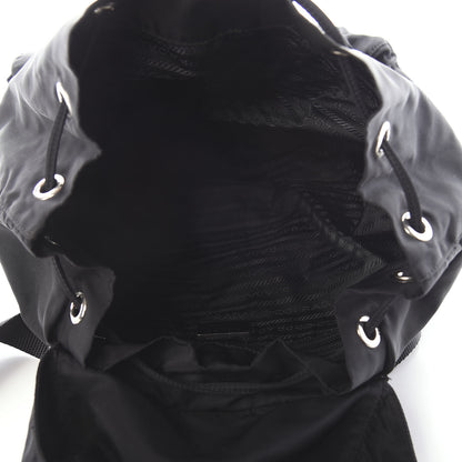 Prada Nylon Vela Medium Backpack Black 4 of 12