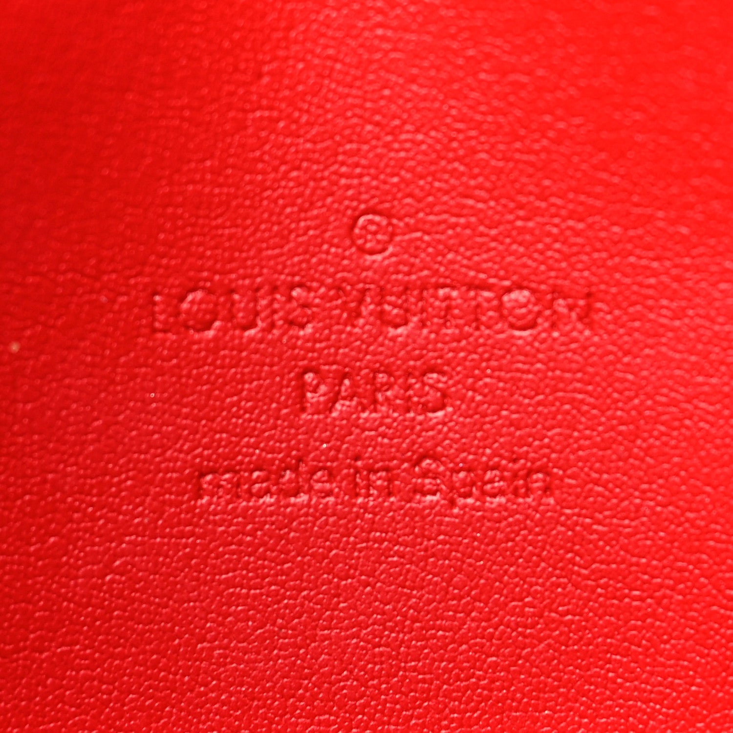 Louis Vuitton Vernis Thompson Street Rouge 5 of 8