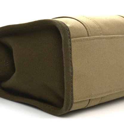 Marc Jacobs Cotton Canvas Small The Traveler Tote Bag Slate Green Multicolor 9 of 10