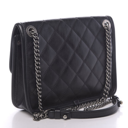Chanel Calfskin Quilted Mini French Riviera Flap Black 3 of 11