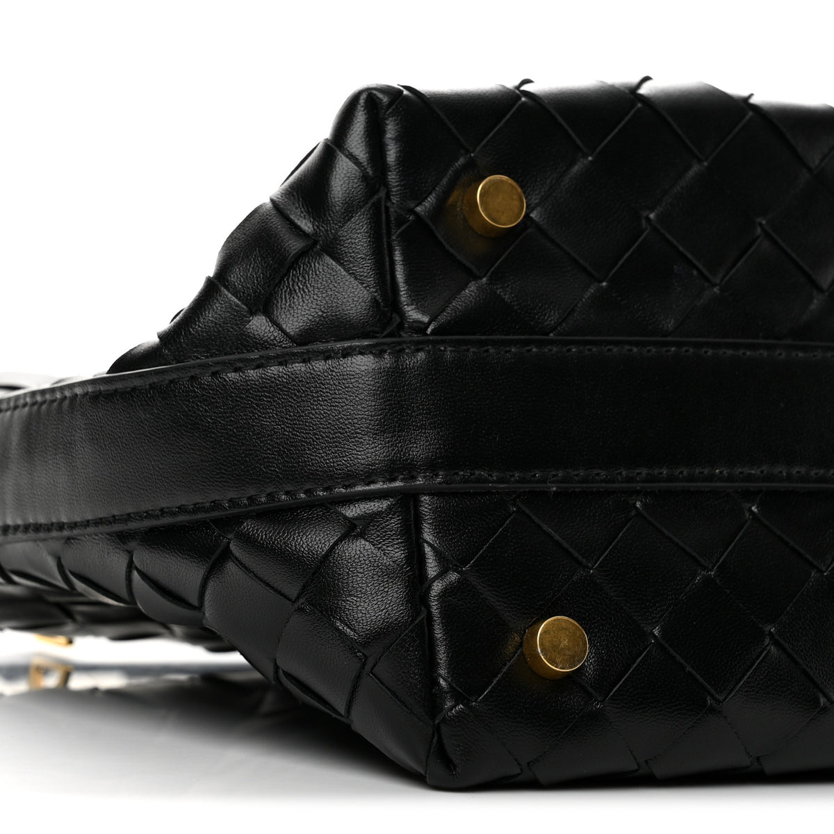 Bottega Veneta Calfskin Nappa Intrecciato Mini Wallace Black 9 of 12