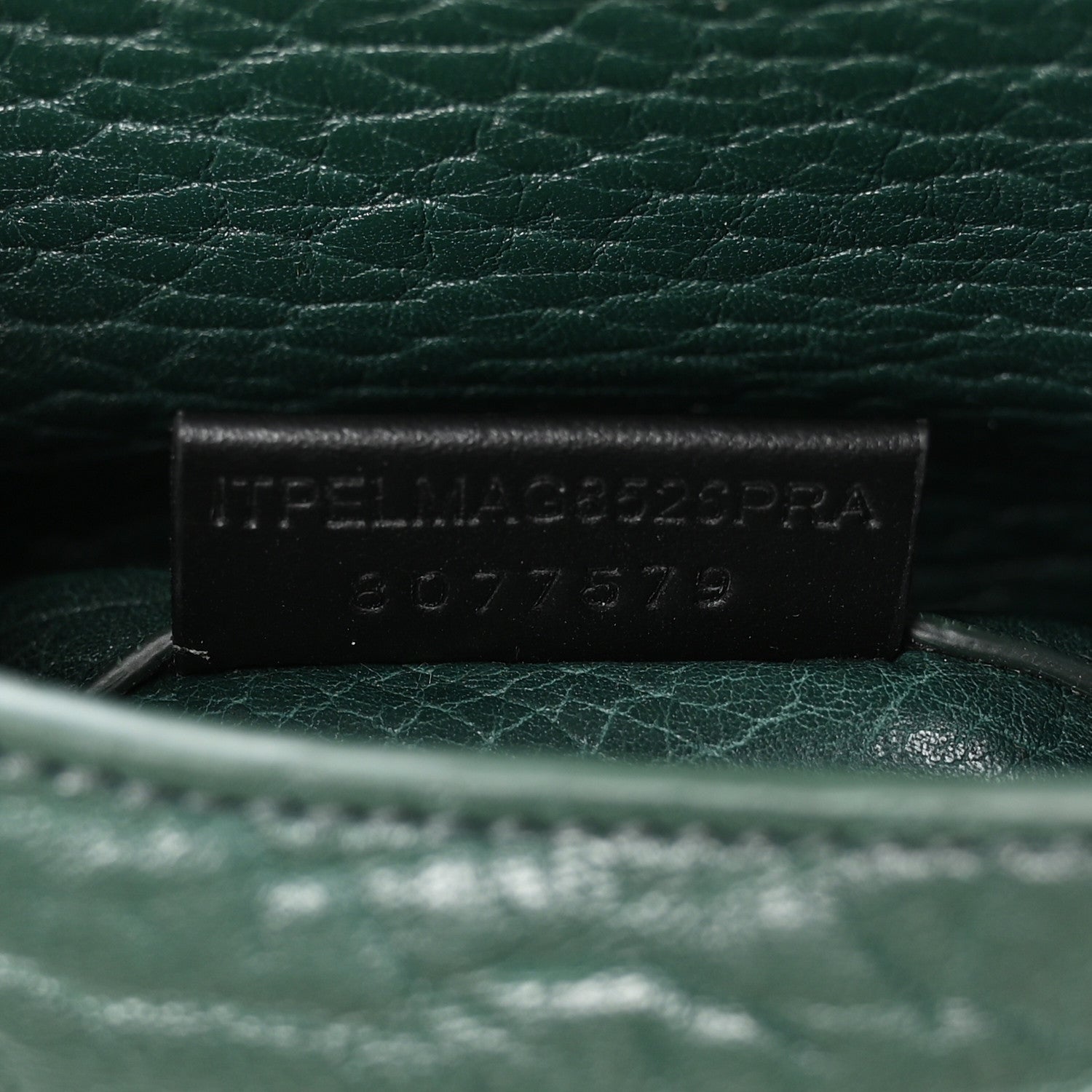 Burberry Grain Calfskin Small Chess Satchel Bag Vine 7 of 10