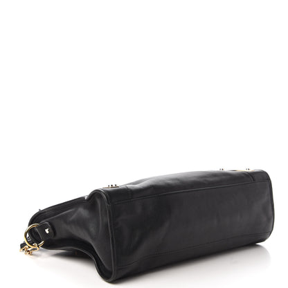 Balenciaga Veau Amp Plate Gold Hardware City Black 4 of 10