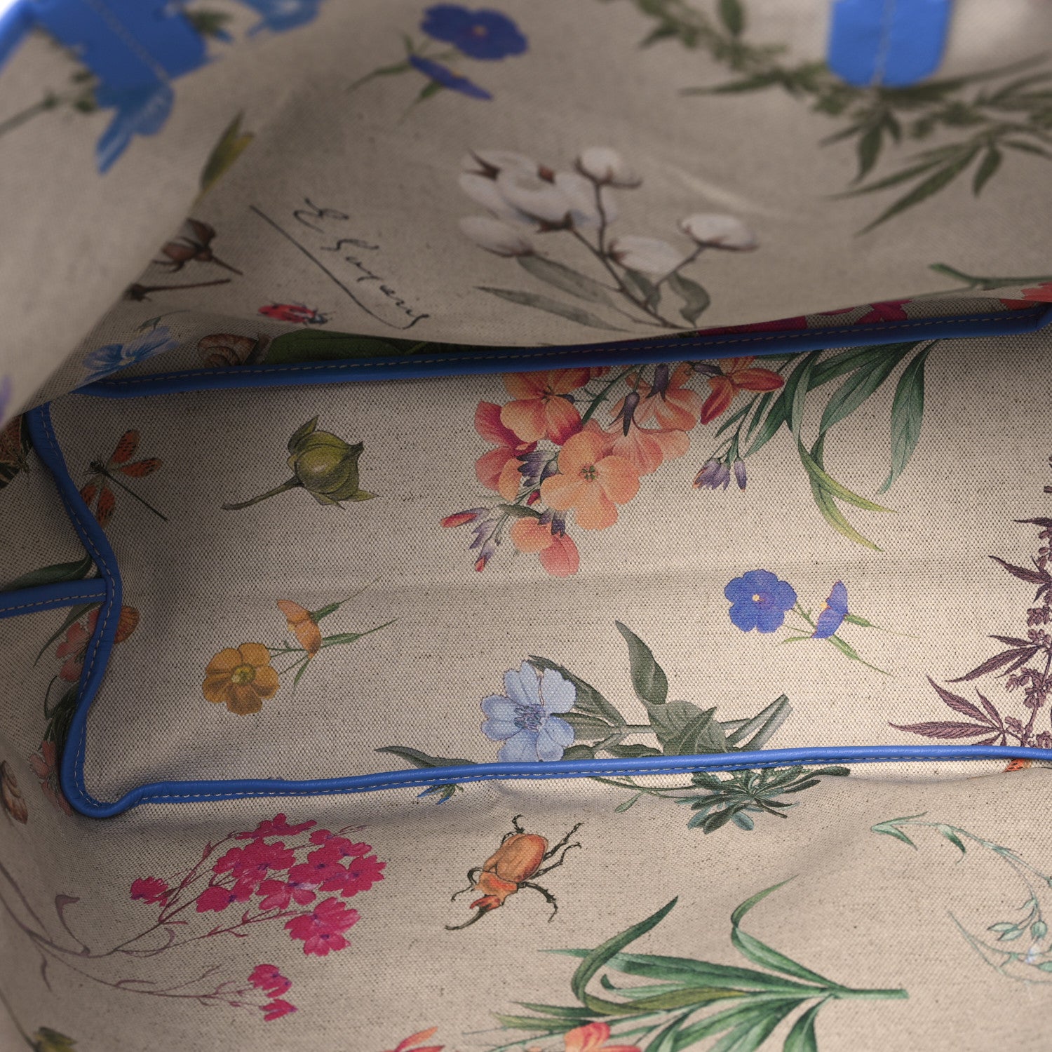 Goyard Goyardine Le Jardin Saint Louis PM Iris 6 of 11