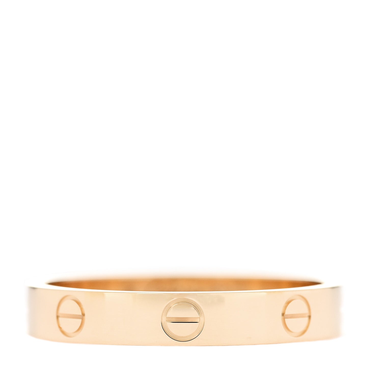 18K Yellow Gold 3.5mm LOVE Wedding Band Ring 62 10