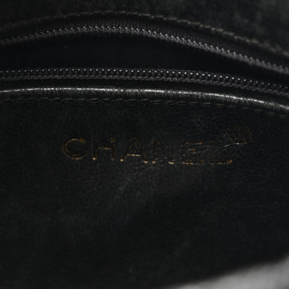 Chanel Lizard Quilted Small Tassel Camera Case Black 6 of 15