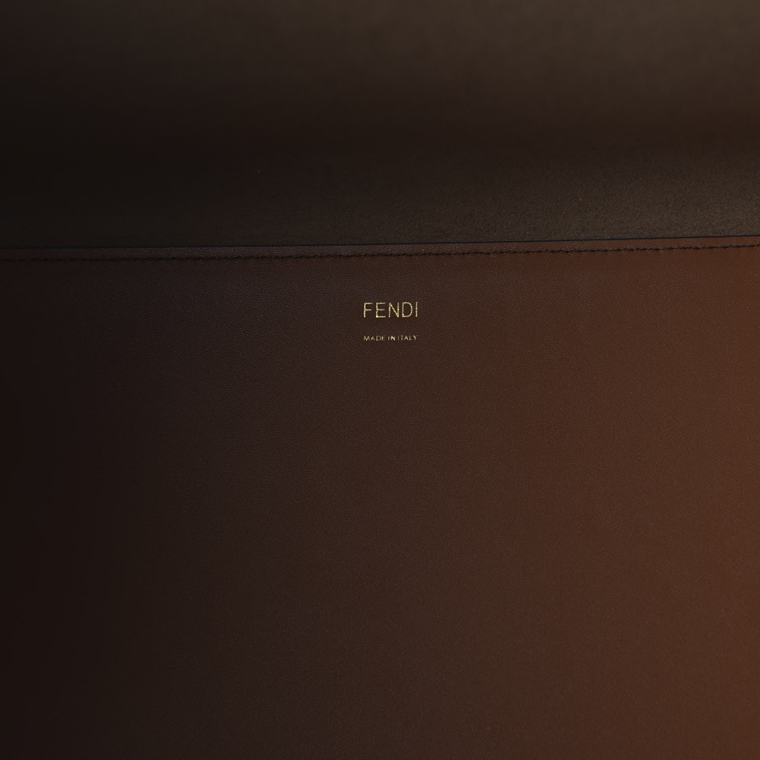 Fendi Vitello King Plexiglass Large Fendi Sunshine Shopper Tote Cuoio 8 of 10