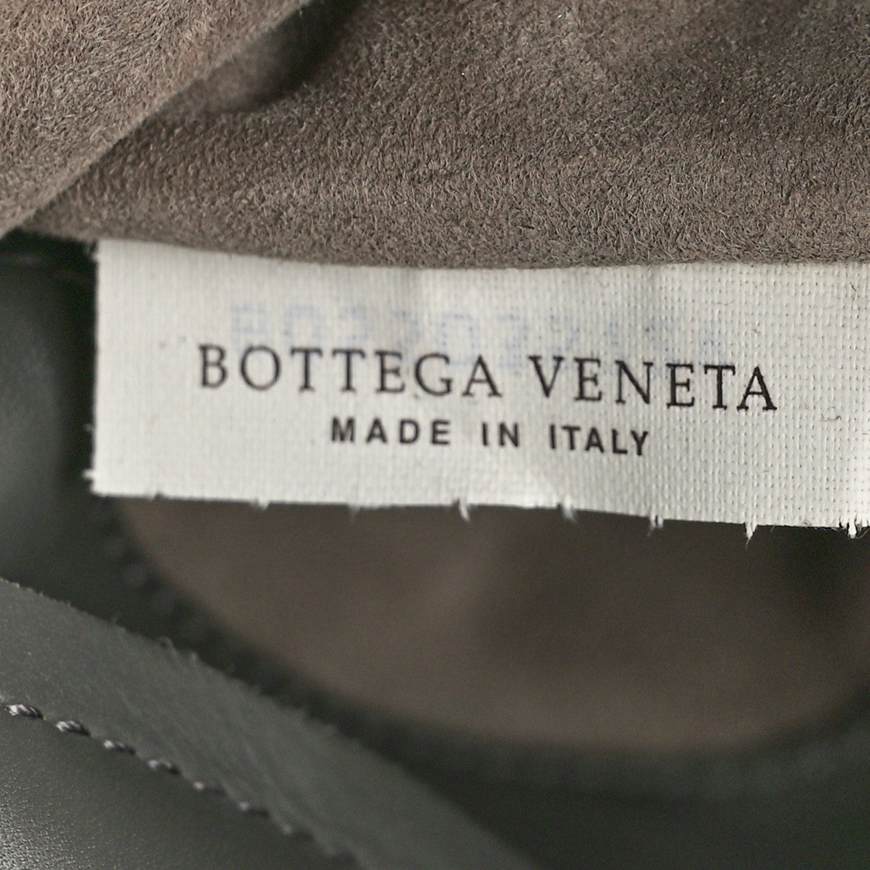 Nappa Intrecciato Snakeskin Tote Gray