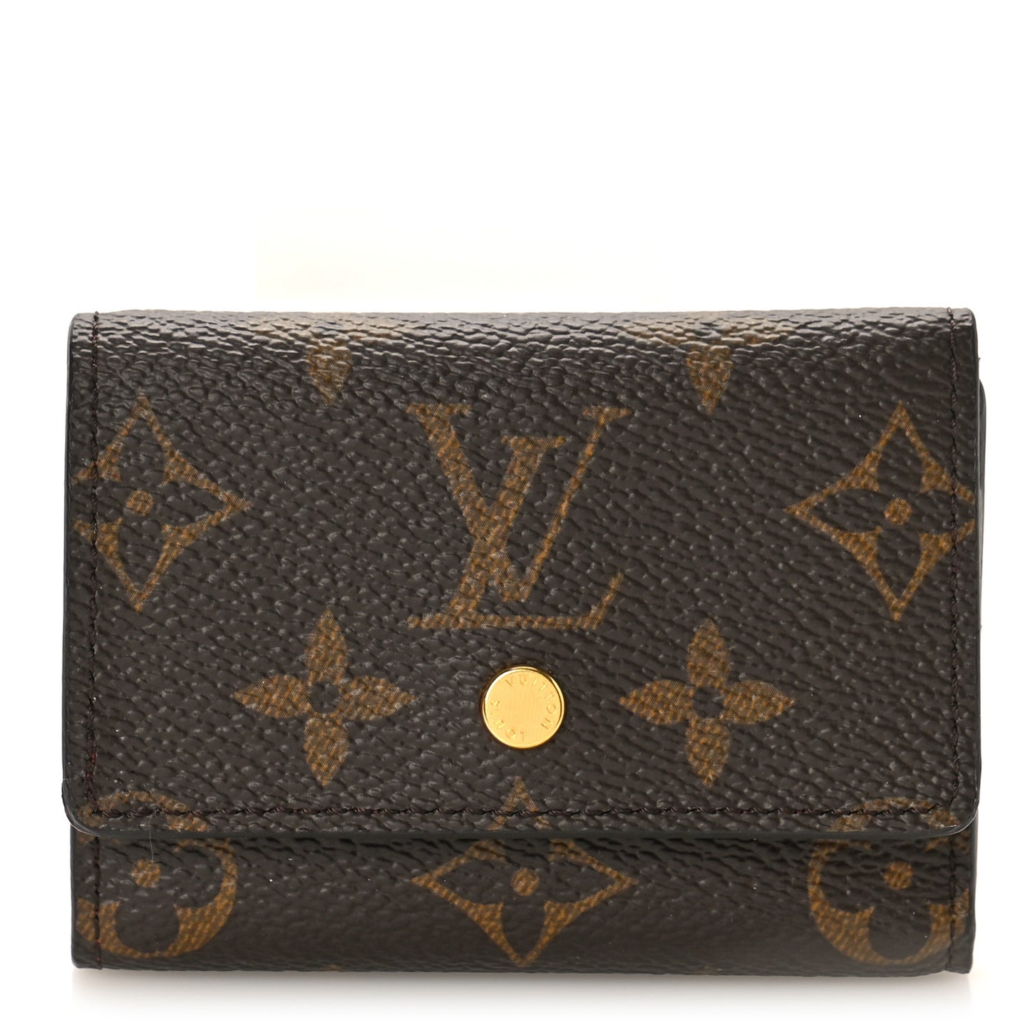 Monogram Micro Wallet Fuchsia