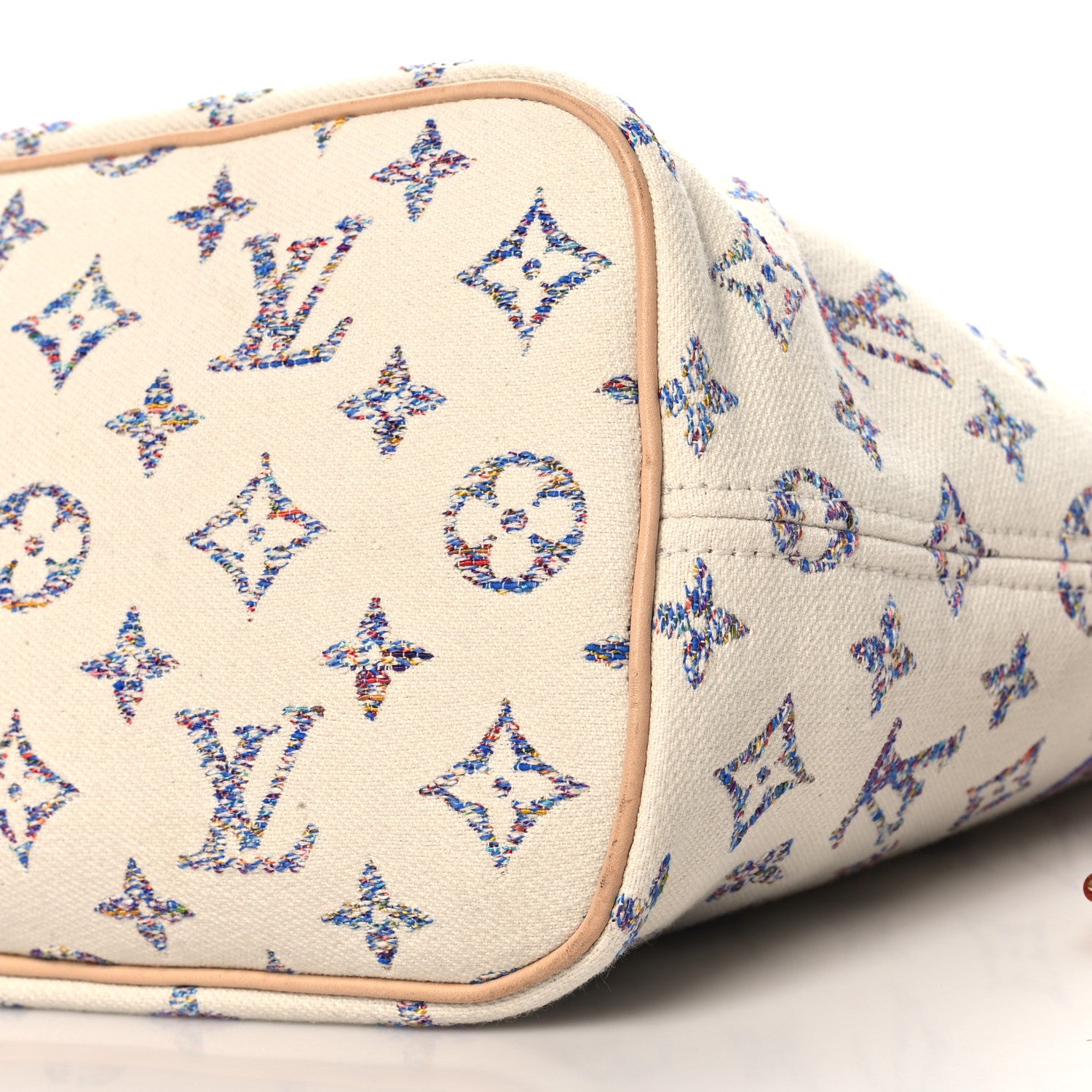 Louis Vuitton Monogram Jacquard Neverfull MM Multicolor Beige 10 of 10