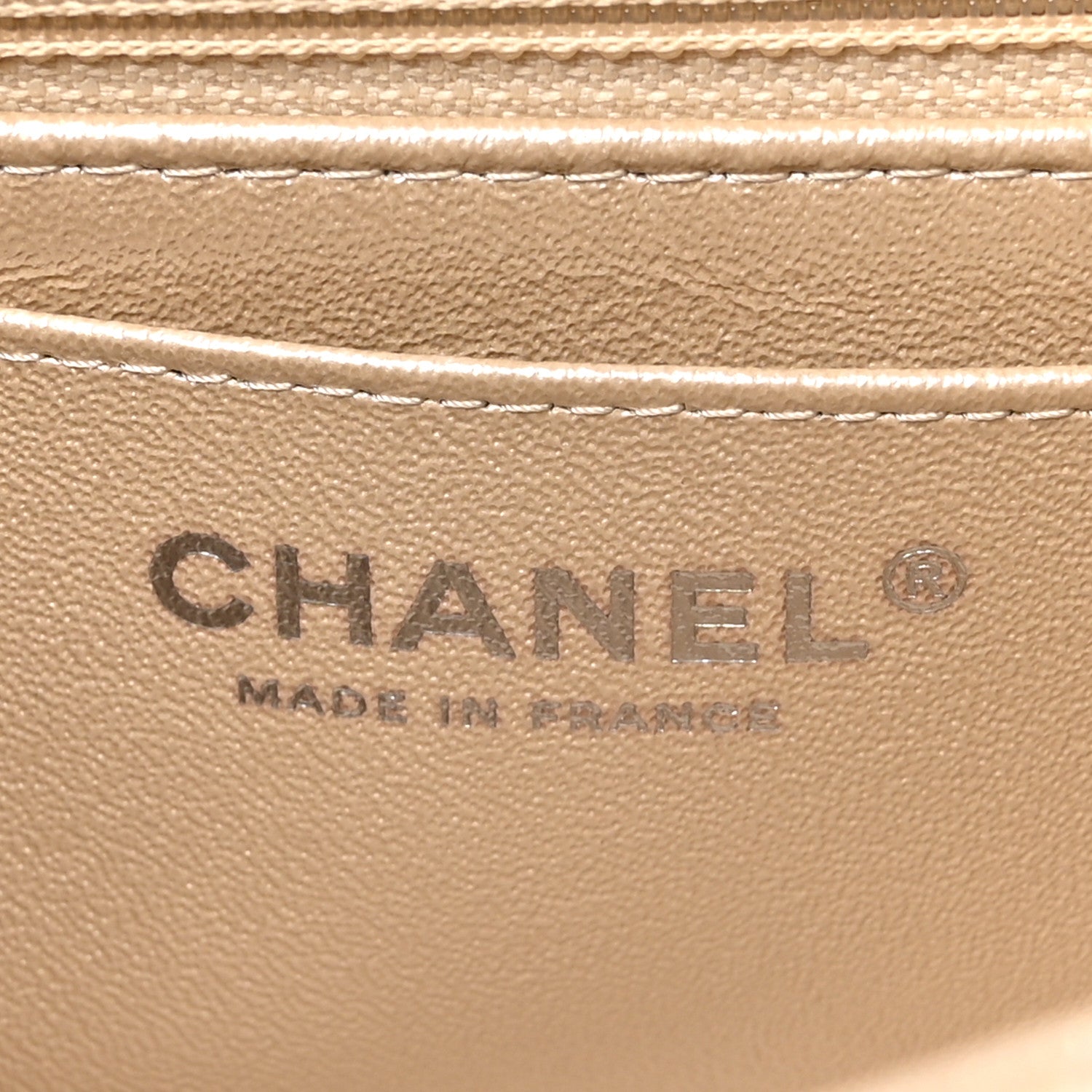 Chanel Metallic Sheepskin Quilted 2.55 Reissue Mini Flap Beige 6 of 11