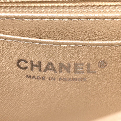 Chanel Metallic Sheepskin Quilted 2.55 Reissue Mini Flap Beige 6 of 11