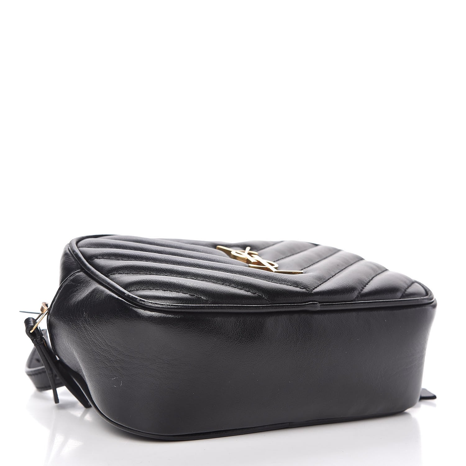 Saint Laurent Calfskin Matelasse Monogram Lou Belt Bag Black 4 of 10