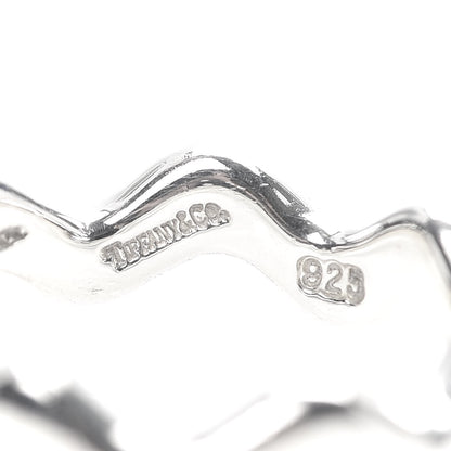 Tiffany Sterling Silver Zig Zag Ring 53 6.5 5 of 6