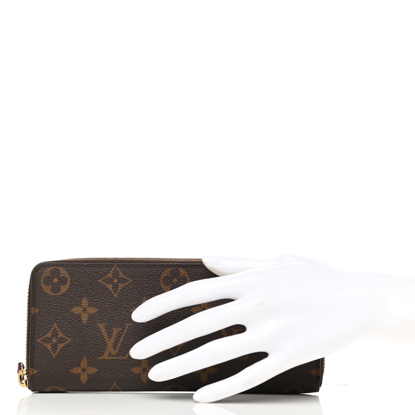 Monogram Clemence Wallet Fuchsia