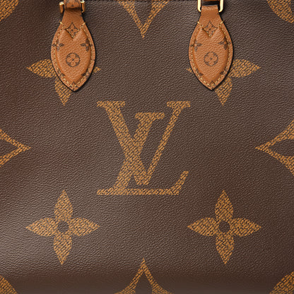Louis Vuitton Reverse Monogram Giant Onthego MM 8 of 9