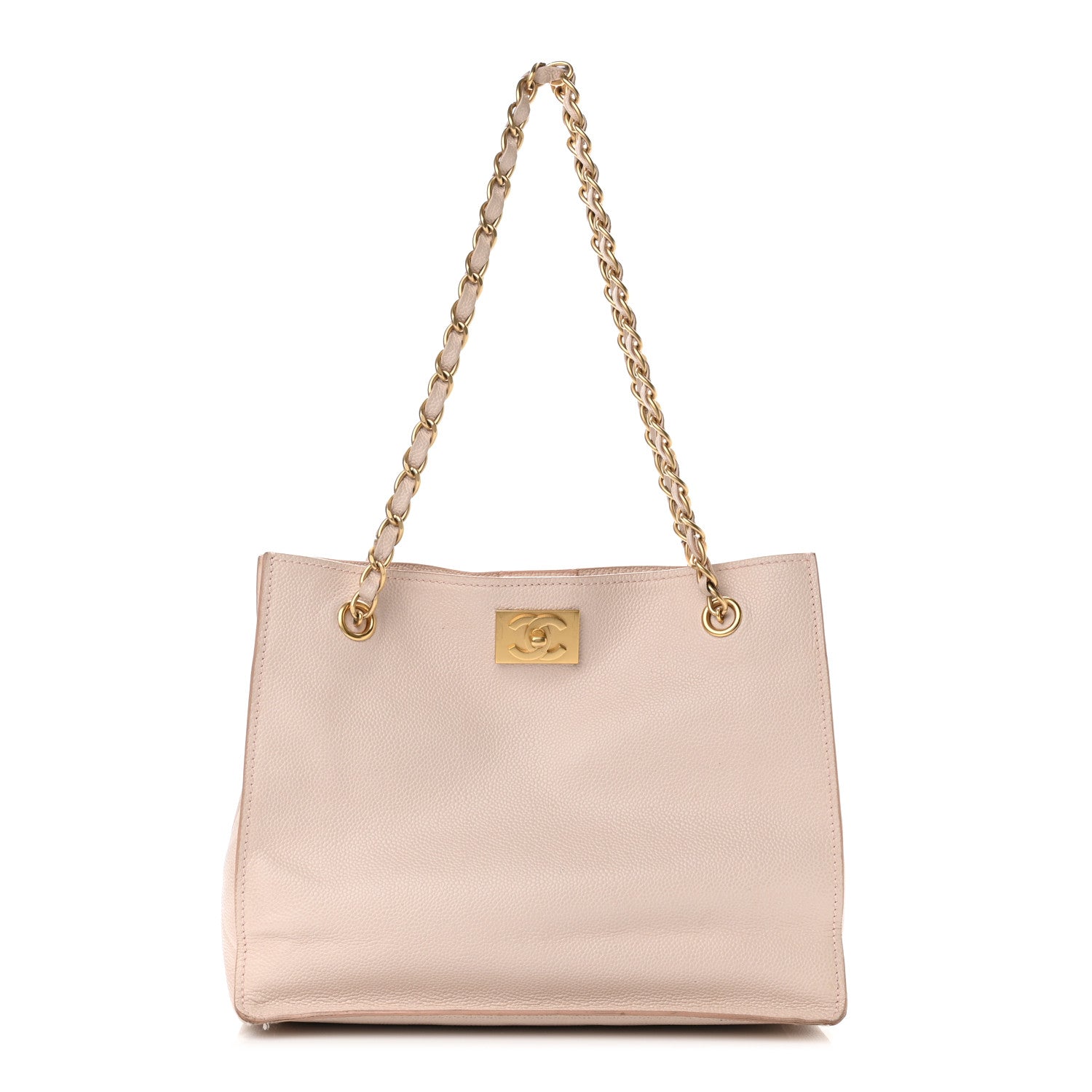 Chanel Caviar Quilted Tote Light Pink 1 of 12