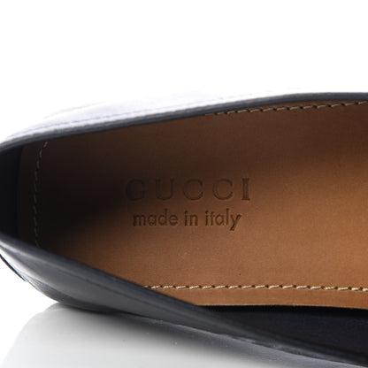 Gucci Nappa Web Mens Kanye Driver Loafers 9.5 Blue 8 of 8