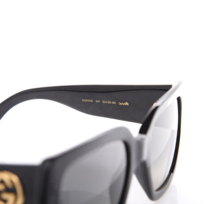 Gucci Acetate Square Frame Sunglasses GG0141S Black 6 of 6