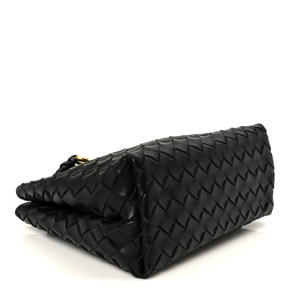 Bottega Veneta Nappa Intrecciato Small Andiamo Shoulder Bag Black 4 of 11