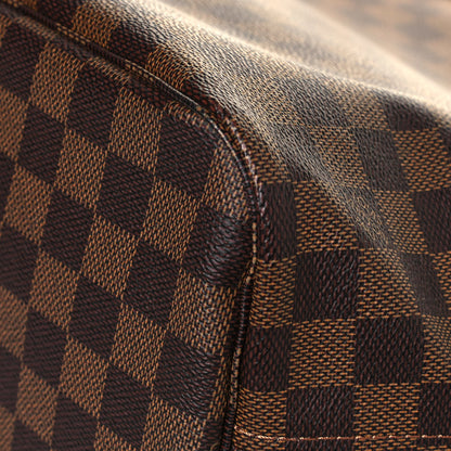 Louis Vuitton Damier Ebene Neo Neverfull MM Rose Ballerine 9 of 12