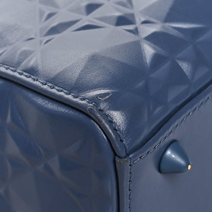 Christian Dior Calfskin Cannage Diamond Small My ABCDior Blue 4 of 18