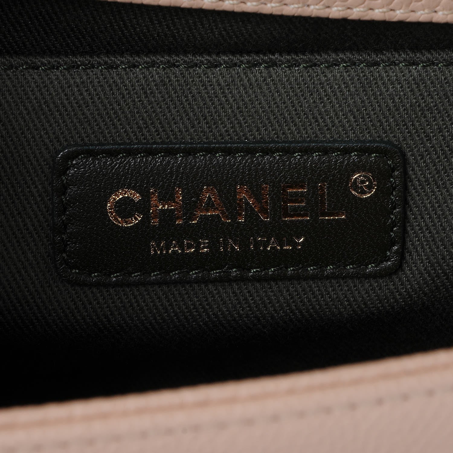 Chanel Caviar Quilted Medium Boy Flap Light Beige 7 of 9