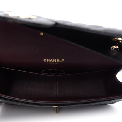 Chanel Caviar Quilted Jumbo Double Flap Black 5 of 10