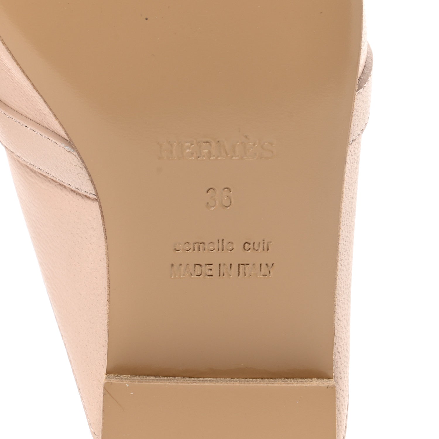 Hermes Goatskin Oz Mules 36 7 of 8