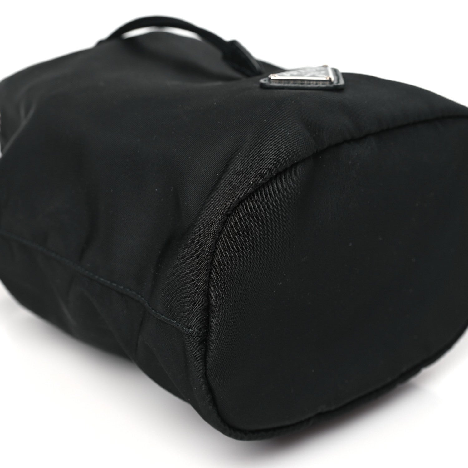 Prada Re-Nylon Saffiano Bucket Wristlet Black 9 of 11
