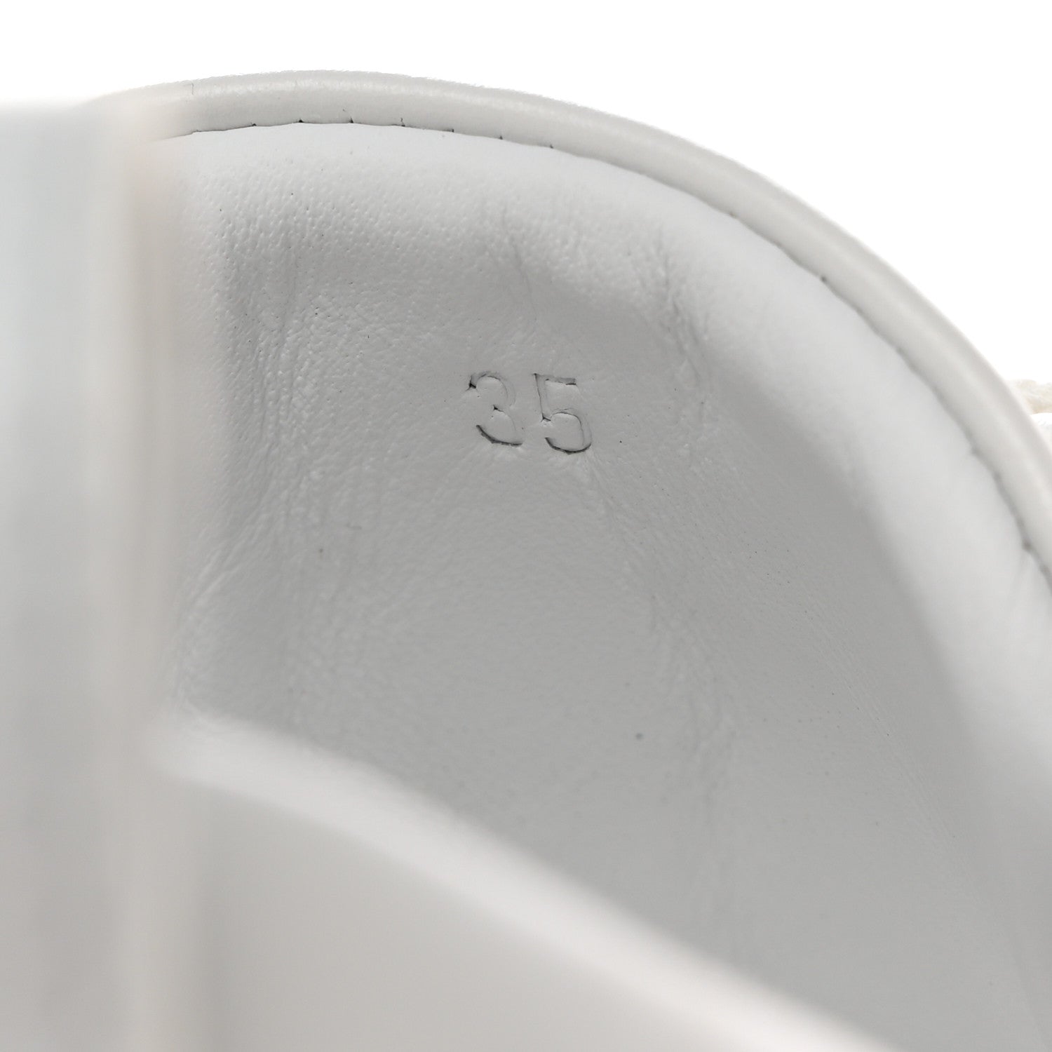 Hermes Calfskin Womens Happy Sneakers 35 White 8 of 9