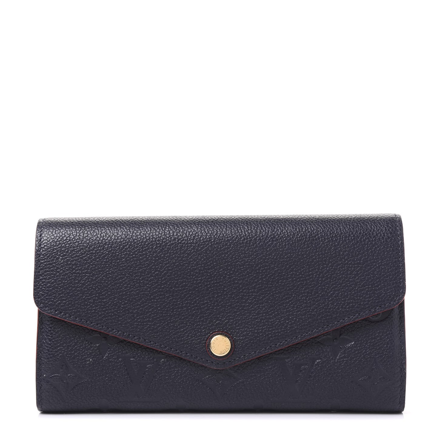 Empreinte Sarah Wallet NM Marine Rouge