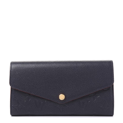 Louis Vuitton Empreinte Sarah Wallet NM Marine Rouge 1 of 10