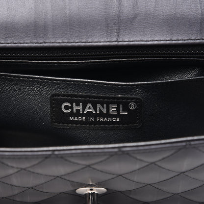 Chanel Iridescent Calfskin Quilted Mini Rectangular Flap Charcoal 6 of 11