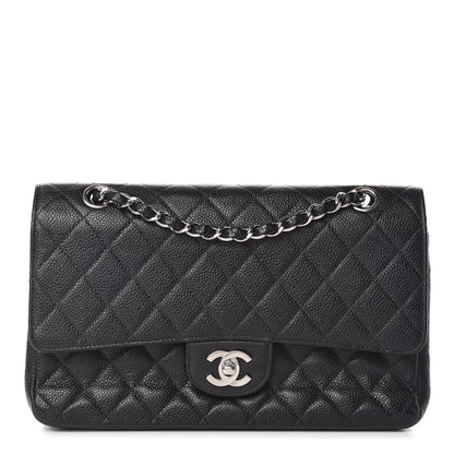 Chanel Caviar Quilted Medium Double Flap Black 1 of 25