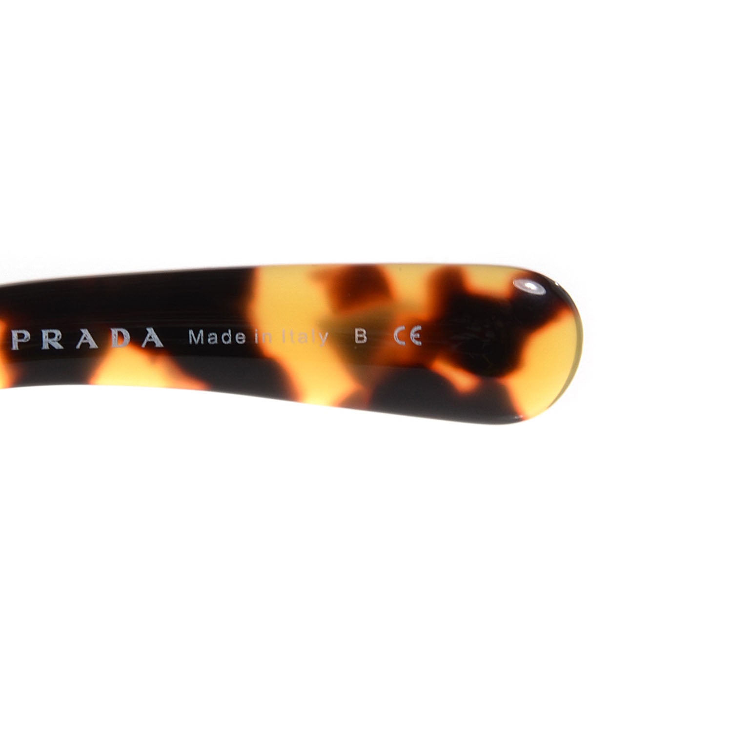 Prada Tortoise Shell Baroque Sunglasses SPR 27N Black 4 of 5