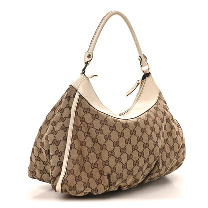 Gucci Monogram Large D Gold Hobo Off White 2 of 12