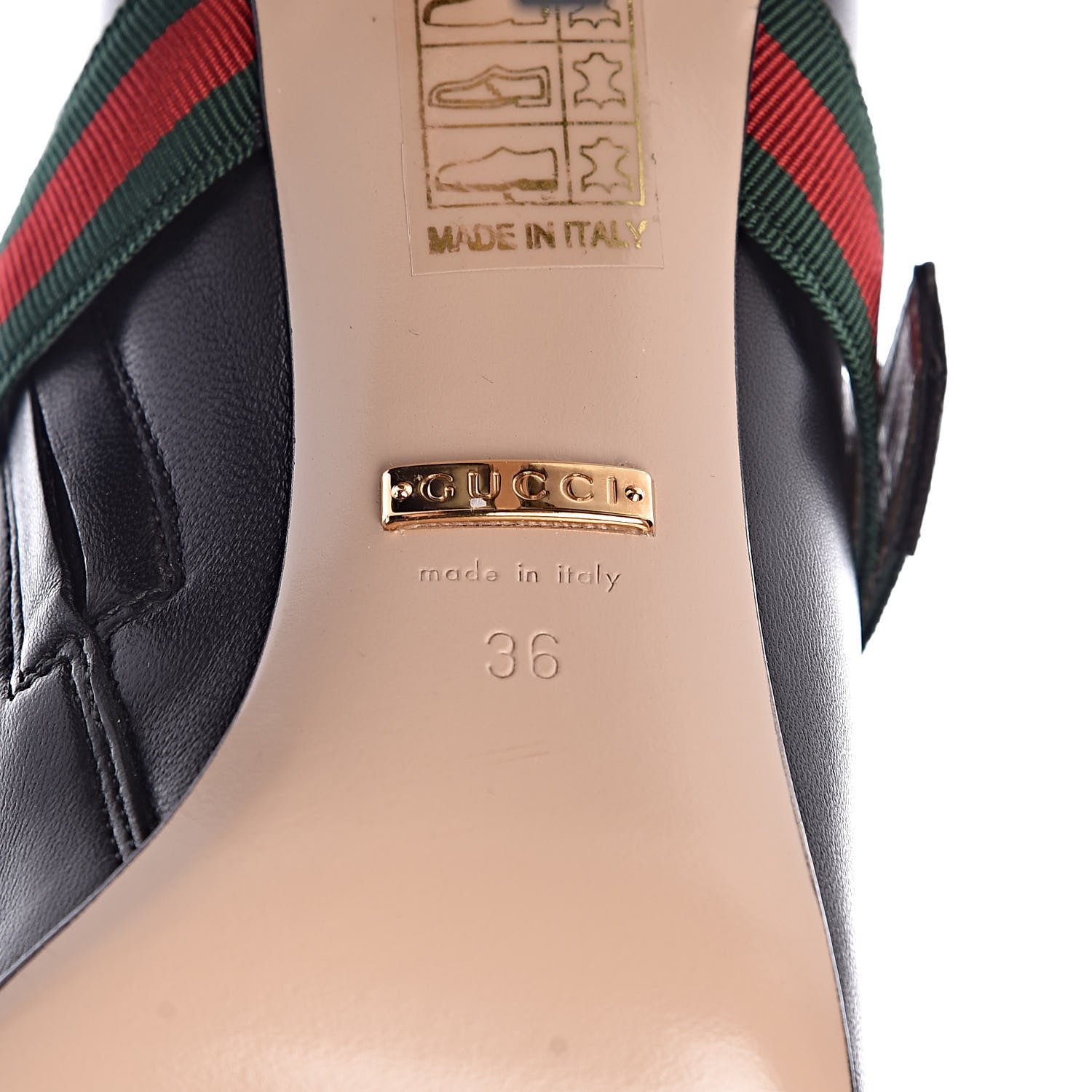 Gucci Nappa Sylvie Ankle Boots 36 Black 6 of 9